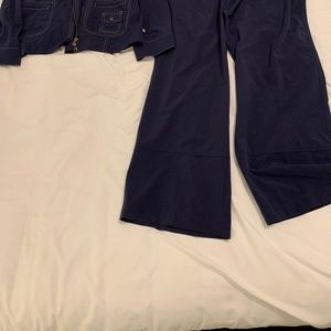 Chico’s Zenergy Navy jacket & pants